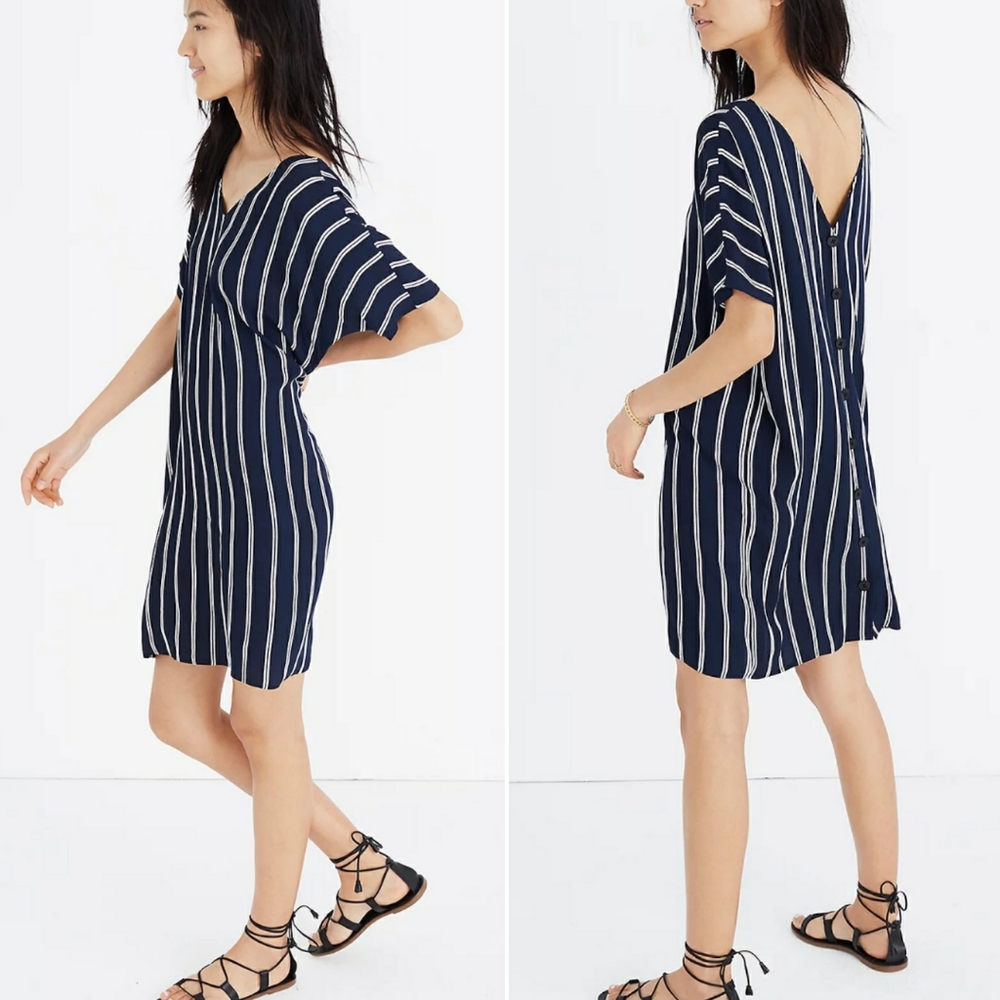 Madewell Striped Plaza Shift Dress - Picture 8 of 8